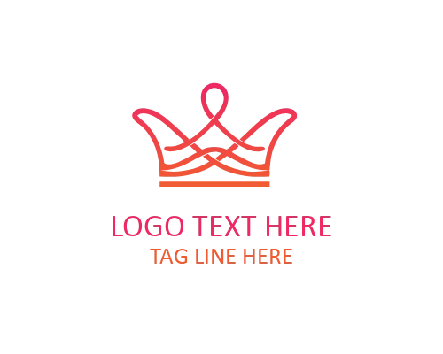 Feminine Elegant Queen Crown Logo for Beauty, Lifestyle, and Fashion