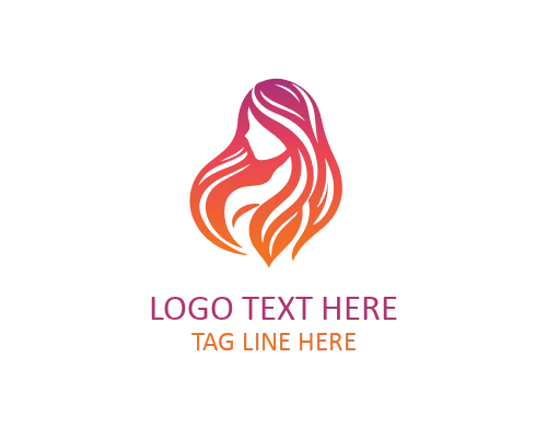 Feminine Girls Beauty Brand Logo