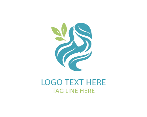 Feminine Girls Modern Outline Logo