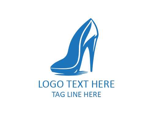Feminine Heel Curve Logo for Beauty and Fashion Branding