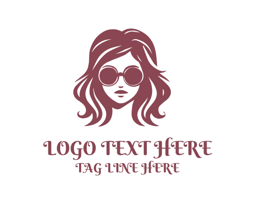 Feminine Lady Logo for Beauty and Lifestyle Brands
