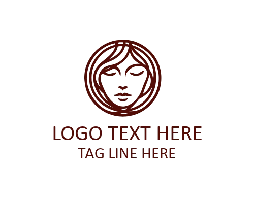 Feminine Line Drawing Logo