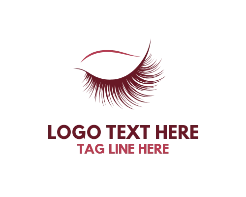  Feminine Line Eye Lashes Logo