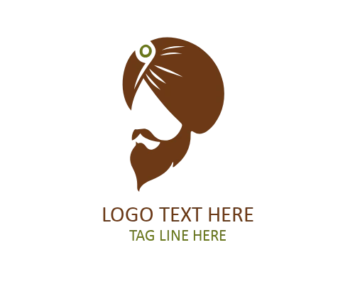  Festive Cultural Turban Logo for Celebrations, Events, and Traditions