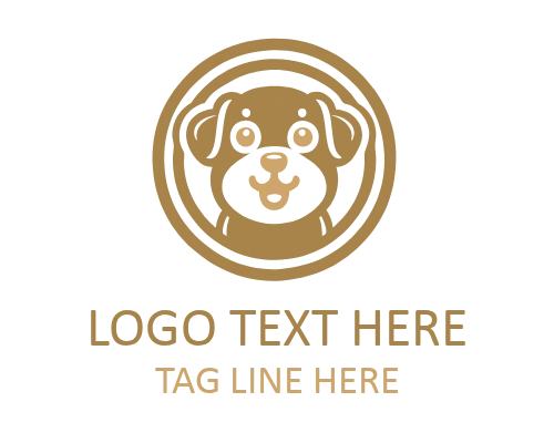 Fierce Dog Emblem Logo