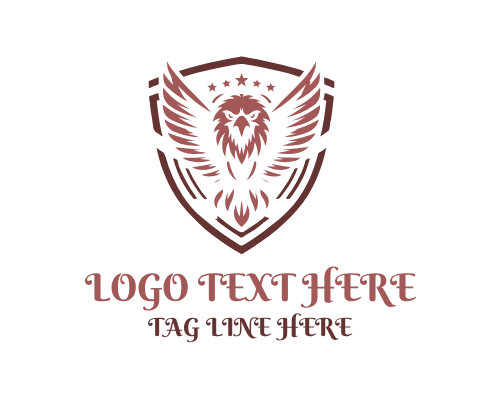  Fierce Eagle Head Mascot Logo