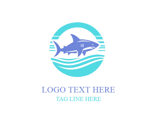  Fierce Fin Shark Logo