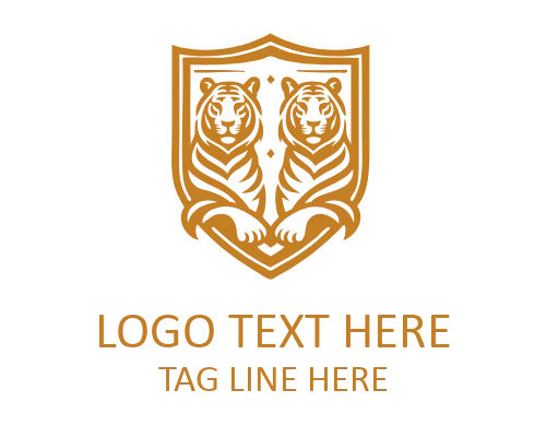 Fierce Guardian Tiger Crest Logo