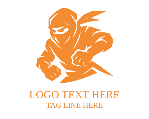 Fierce Ninja Mascot Logo