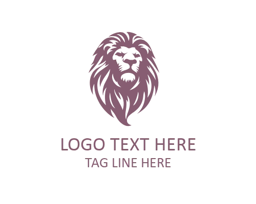 Fierce Roaring Lion Emblem