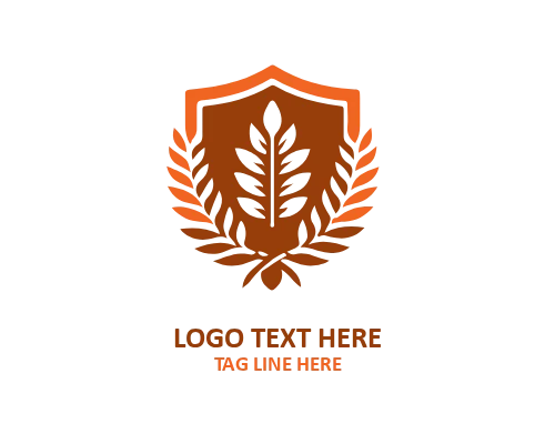 Fine Art Elegant Classic Shield Logo