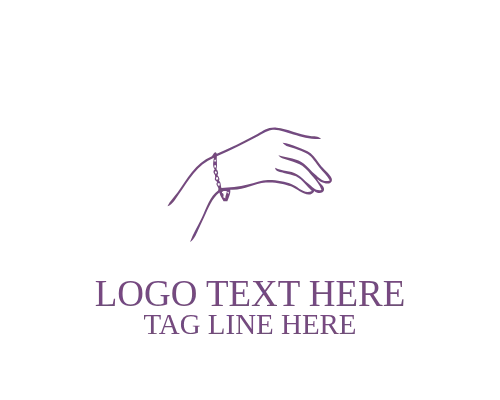 Fine Circle Bracelet Logo