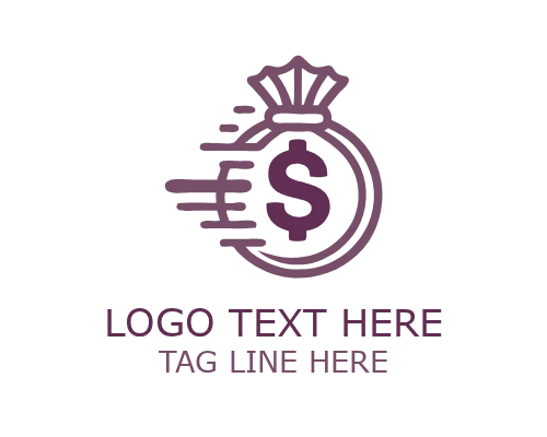 Fintech Money Logo for Digital Finance Branding