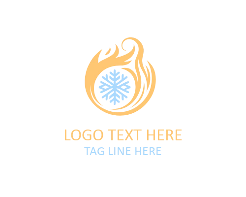 Fire and Ice Crest Logo for Heritage Branding and Strong Identity