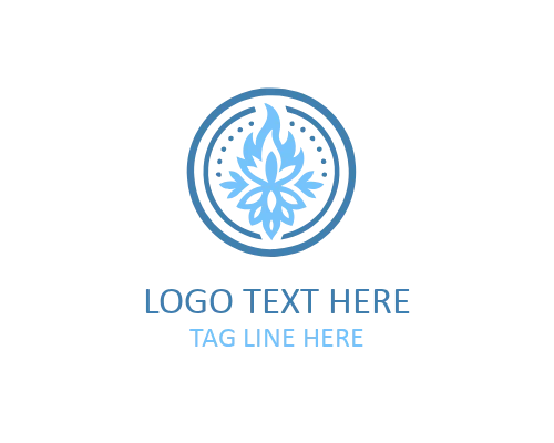 Fire and Ice Dragon Logo for Fantasy Branding and Epic Identity