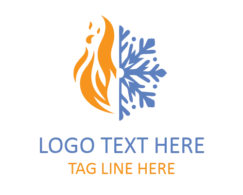 Fire and Ice Energy Beam Logo