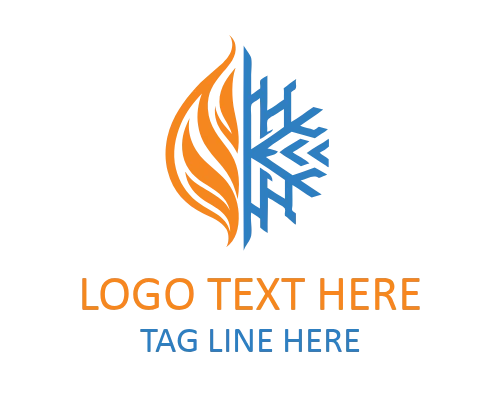 Fire and Ice Energy Symbol