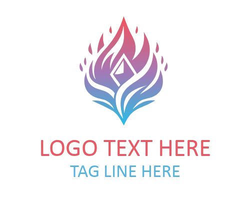 Fire and Ice Glacial Flame Symbol