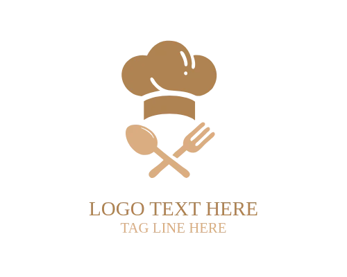 Fire Badge Chef Hat Logo