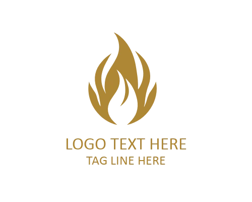 Fire Circle Emblem Logo