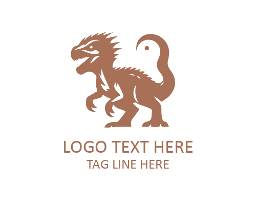 Fire Dinosaur Mascot Logo for Gaming, Energy, and Sports Brands