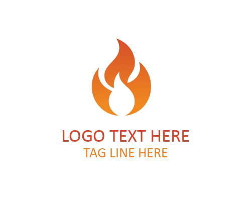 Fire Glow Core Logo
