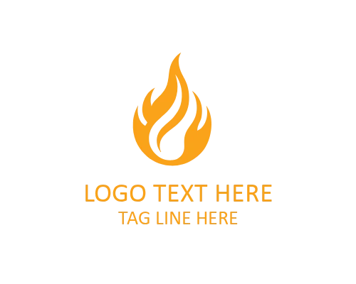Fire Heart Passion Logo