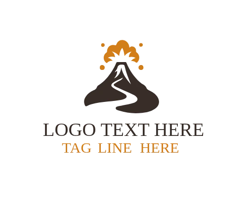 Fire Ring Volcano Logo
