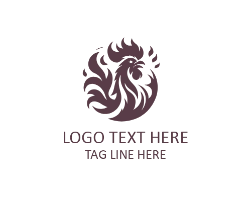 Fire Rooster Logo for Power and Leadership Branding