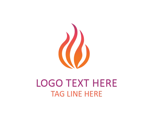 Fire Wings Emblem Logo