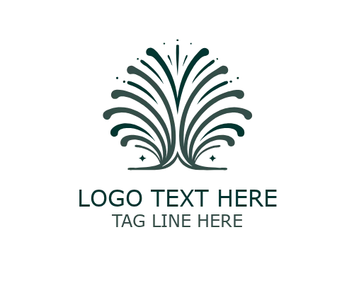 Fireworks Badge Logo for Event Identity and Celebration Branding