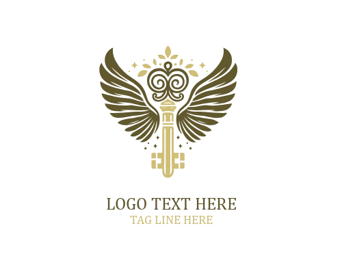 Firmament Door Wings Key Logo