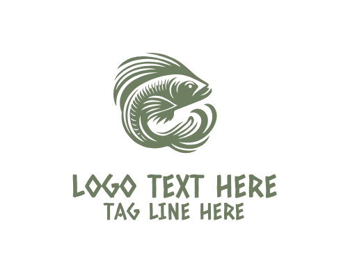 Fish and Seaweed Logo