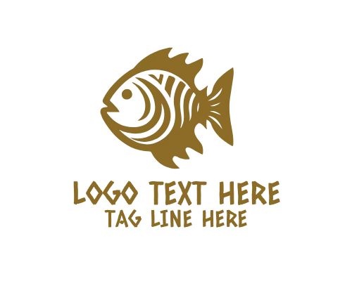 Fish and Wave Logo