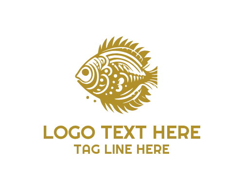 Fish Logo for marine Style Branding