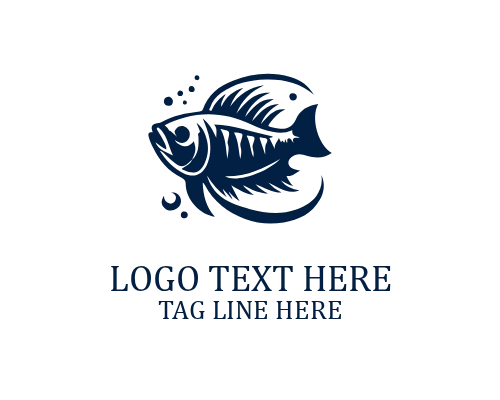 Fish Splash Water Logo