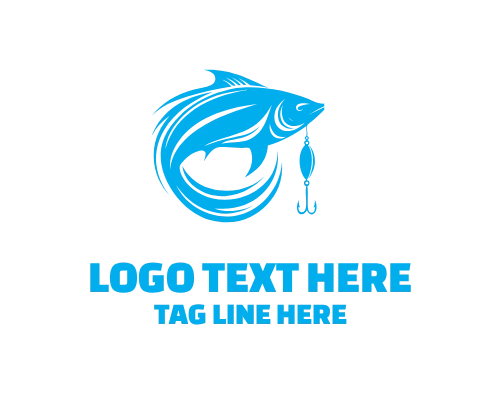 Fisherman Cast Minimal Logo