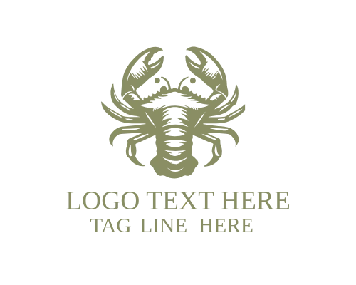 Fishing Club Crab Logo