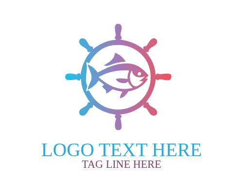Fishing Net Symbol Logo
