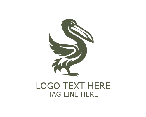  Fishing Pelican Logo for Seafood, Marine, and Outdoor Brands preview