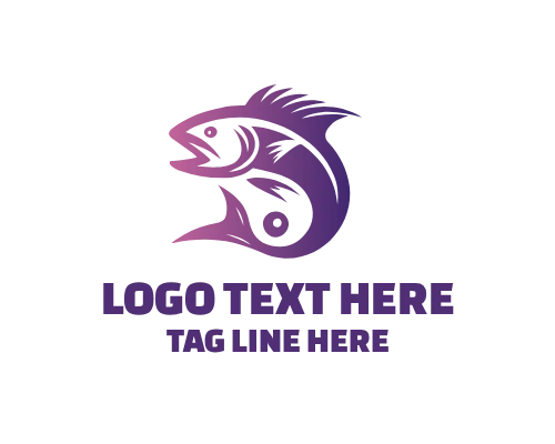 Fishing Tournament Fish Logo