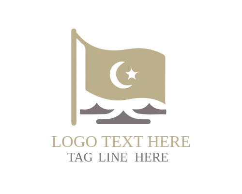 Flag – Minimal Outline Logo