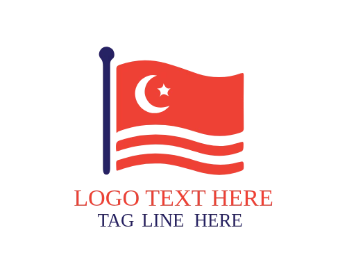 Flag – Modern Wave Logo