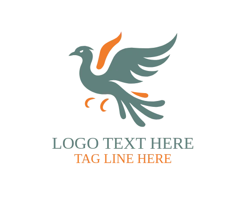 Flame Bird Crest Logo for Heritage Branding and Strong Identity