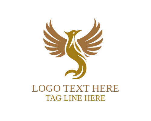 Flame Bird Sports Logo for Teams and Athletic Branding