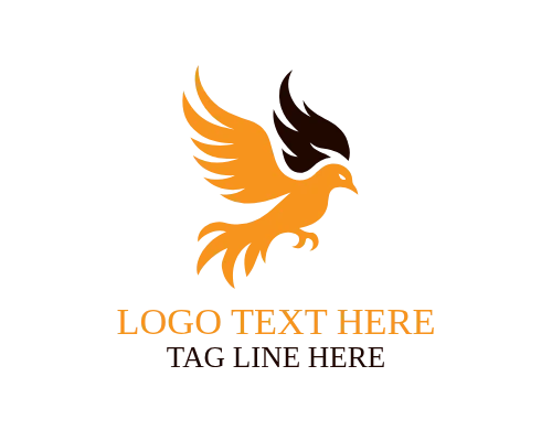 Flame Bird Tech Logo for Startup and Innovation Branding