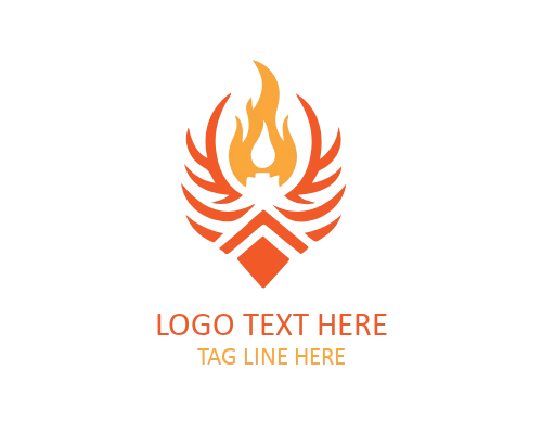  Flame Circle Logo for Energy and Startup Brands