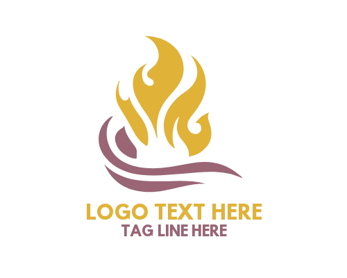  Flame design Logo
