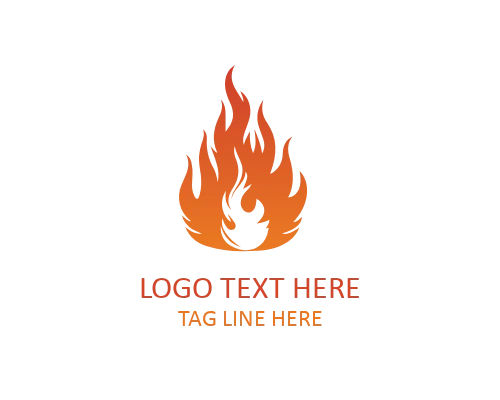 Flame Drop Logo for Fuel and Energy Brands