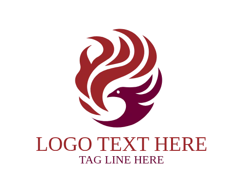 Flame Eagle Bird Logo for Power Branding and Strong Identity